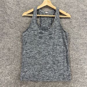 Under Armour Top Women S Small Gray Racerback Tank Activewear